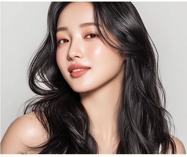 피부가 매끄럽고 윤택한 여성의 프로필 사진